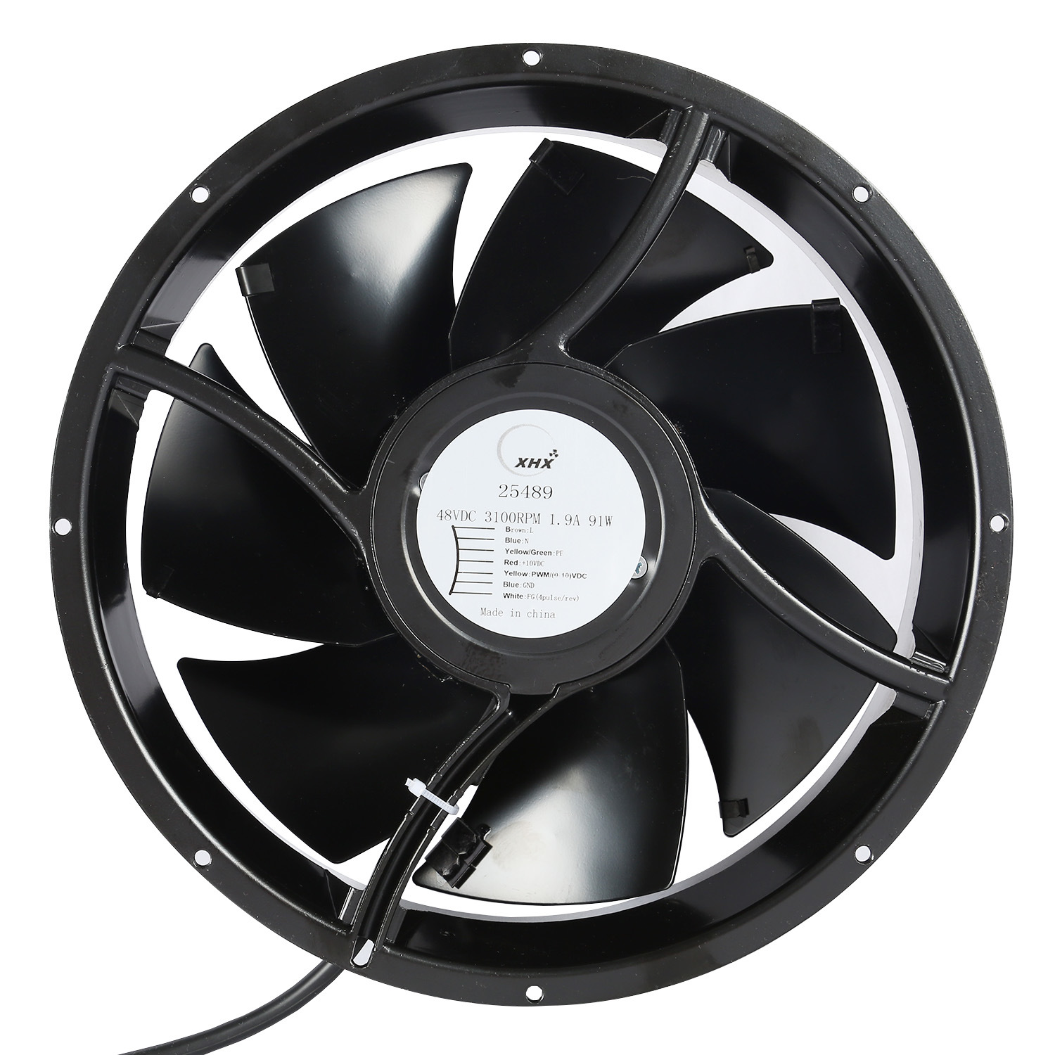 254*89mm 24/48V DC Axial Fan